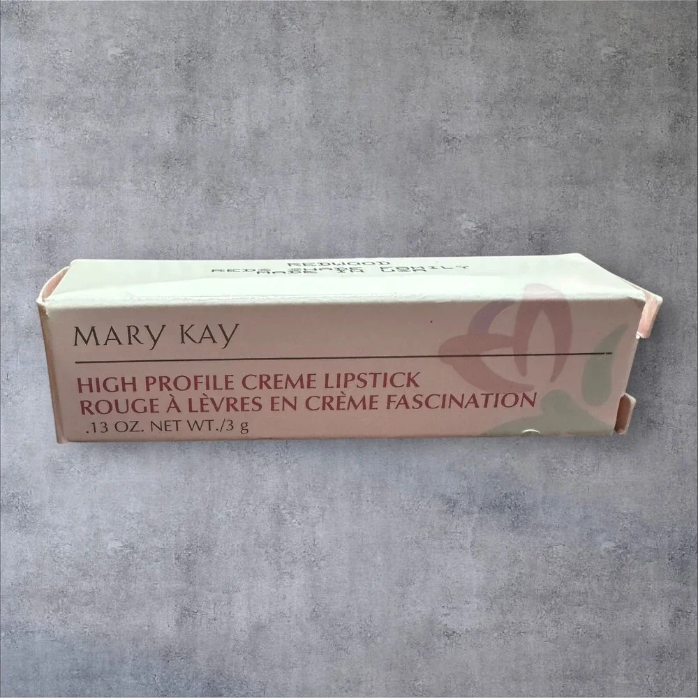Rare Mary Kay High Profile Creme Lipstick Redwood 5969 Reds New In Box .13oz USA